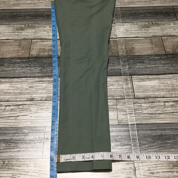 Banana Republic Martin Fit Pants Women’s 0 Green (Inseam 27.5) - Picture 2 of 9